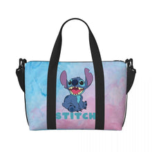 Load image into Gallery viewer, Custom Large SLilo And Stitch Cartoon Tote Bag Women Anime Shopping Shoulder Beach Gym Travel Bag