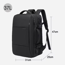 Load image into Gallery viewer, Travel business school expandable USB large capacity 17.3 laptop waterproof backpack