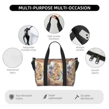Load image into Gallery viewer, Custom Tinker Bell Stitch Wallpaper Tote Bag Women Large Capacity Beach Gym Travel Bags