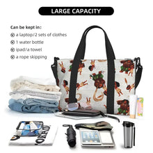 Load image into Gallery viewer, Custom Moana Tote Bag for Women Big Capacity Beach Gym Travel Bags