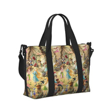 Load image into Gallery viewer, Custom Tinker Bell Stitch Wallpaper Tote Bag Women Large Capacity Beach Gym Travel Bags