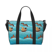 Load image into Gallery viewer, Custom Moana Tote Bag for Women Big Capacity Beach Gym Travel Bags