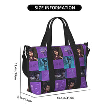 Load image into Gallery viewer, Custom Tinker Bell Stitch Wallpaper Tote Bag Women Large Capacity Beach Gym Travel Bags