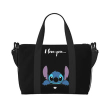 Load image into Gallery viewer, Custom Large SLilo And Stitch Cartoon Tote Bag Women Anime Shopping Shoulder Beach Gym Travel Bag