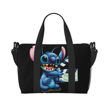 Load image into Gallery viewer, Custom Large SLilo And Stitch Cartoon Tote Bag Women Anime Shopping Shoulder Beach Gym Travel Bag