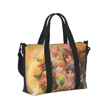 Load image into Gallery viewer, Custom Tinker Bell Stitch Wallpaper Tote Bag Women Large Capacity Beach Gym Travel Bags