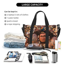 Load image into Gallery viewer, Custom Moana Tote Bag for Women Big Capacity Beach Gym Travel Bags