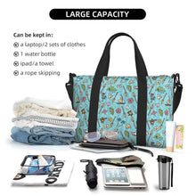 Load image into Gallery viewer, Custom Moana Tote Bag for Women Big Capacity Beach Gym Travel Bags