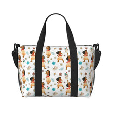 Load image into Gallery viewer, Custom Moana Tote Bag for Women Big Capacity Beach Gym Travel Bags