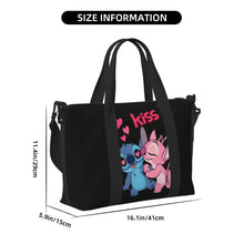 Load image into Gallery viewer, Custom Large SLilo And Stitch Cartoon Tote Bag Women Anime Shopping Shoulder Beach Gym Travel Bag