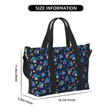 Load image into Gallery viewer, Custom Large SLilo And Stitch Cartoon Tote Bag Women Anime Shopping Shoulder Beach Gym Travel Bag