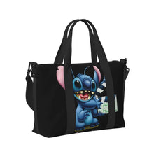 Load image into Gallery viewer, Custom Large SLilo And Stitch Cartoon Tote Bag Women Anime Shopping Shoulder Beach Gym Travel Bag