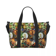 Load image into Gallery viewer, Custom Tinker Bell Stitch Wallpaper Tote Bag Women Large Capacity Beach Gym Travel Bags