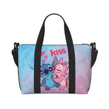 Load image into Gallery viewer, Custom Large SLilo And Stitch Cartoon Tote Bag Women Anime Shopping Shoulder Beach Gym Travel Bag