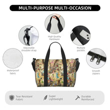 Load image into Gallery viewer, Custom Tinker Bell Stitch Wallpaper Tote Bag Women Large Capacity Beach Gym Travel Bags