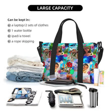 Load image into Gallery viewer, Custom Moana Tote Bag for Women Big Capacity Beach Gym Travel Bags