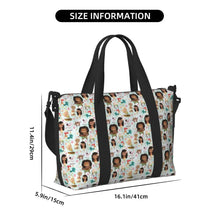 Load image into Gallery viewer, Custom Moana Tote Bag for Women Big Capacity Beach Gym Travel Bags
