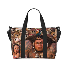 Load image into Gallery viewer, Custom Moana Tote Bag for Women Big Capacity Beach Gym Travel Bags