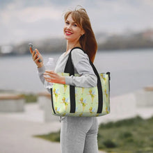 Load image into Gallery viewer, Custom Tinker Bell Stitch Wallpaper Tote Bag Women Large Capacity Beach Gym Travel Bags
