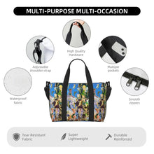 Load image into Gallery viewer, Custom Tinker Bell Stitch Wallpaper Tote Bag Women Large Capacity Beach Gym Travel Bags