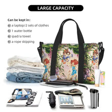 Load image into Gallery viewer, Custom Tinker Bell Stitch Wallpaper Tote Bag Women Large Capacity Beach Gym Travel Bags