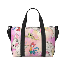 Load image into Gallery viewer, Custom Moana Tote Bag for Women Big Capacity Beach Gym Travel Bags