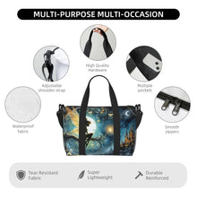 Load image into Gallery viewer, Custom Tinker Bell Stitch Wallpaper Tote Bag Women Large Capacity Beach Gym Travel Bags