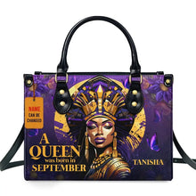 Load image into Gallery viewer, African Girl Print Leather Handbag for Black Women Fashion Top-handle Tote High Quality Luxury Shoulder Purse Shopping Messenger