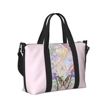 Load image into Gallery viewer, Custom Tinker Bell Stitch Wallpaper Tote Bag Women Large Capacity Beach Gym Travel Bags