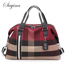 Load image into Gallery viewer, Women Travel Bags Large Capacity Waterproof Sports Bag Fitness Travel Luggage Handbags Female Weekend Trip Business Duffle Bag