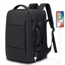 Load image into Gallery viewer, Travel business school expandable USB large capacity 17.3 laptop waterproof backpack