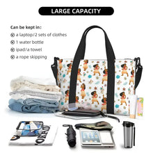 Load image into Gallery viewer, Custom Moana Tote Bag for Women Big Capacity Beach Gym Travel Bags