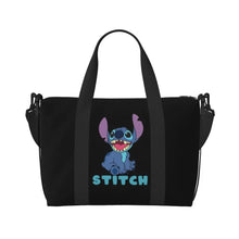 Load image into Gallery viewer, Custom Large SLilo And Stitch Cartoon Tote Bag Women Anime Shopping Shoulder Beach Gym Travel Bag