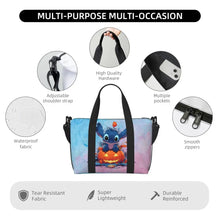 Load image into Gallery viewer, Custom Large SLilo And Stitch Cartoon Tote Bag Women Anime Shopping Shoulder Beach Gym Travel Bag