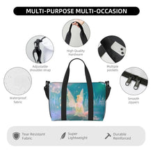 Load image into Gallery viewer, Custom Tinker Bell Stitch Wallpaper Tote Bag Women Large Capacity Beach Gym Travel Bags