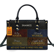Load image into Gallery viewer, African Girl Print Leather Handbag for Black Women Fashion Top-handle Tote High Quality Luxury Shoulder Purse Shopping Messenger