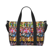 Load image into Gallery viewer, Custom Tinker Bell Stitch Wallpaper Tote Bag Women Large Capacity Beach Gym Travel Bags