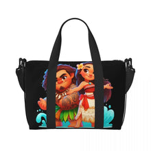 Load image into Gallery viewer, Custom Moana Tote Bag for Women Big Capacity Beach Gym Travel Bags