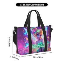Load image into Gallery viewer, Custom Tinker Bell Stitch Wallpaper Tote Bag Women Large Capacity Beach Gym Travel Bags