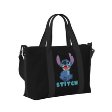 Load image into Gallery viewer, Custom Large SLilo And Stitch Cartoon Tote Bag Women Anime Shopping Shoulder Beach Gym Travel Bag