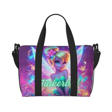 Load image into Gallery viewer, Custom Tinker Bell Stitch Wallpaper Tote Bag Women Large Capacity Beach Gym Travel Bags