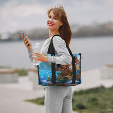 Load image into Gallery viewer, Custom Moana Tote Bag for Women Big Capacity Beach Gym Travel Bags