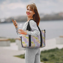 Load image into Gallery viewer, Custom Tinker Bell Stitch Wallpaper Tote Bag Women Large Capacity Beach Gym Travel Bags