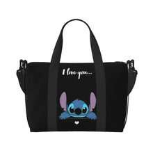 Load image into Gallery viewer, Custom Large SLilo And Stitch Cartoon Tote Bag Women Anime Shopping Shoulder Beach Gym Travel Bag