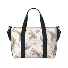 Load image into Gallery viewer, Custom Tinker Bell Stitch Wallpaper Tote Bag Women Large Capacity Beach Gym Travel Bags