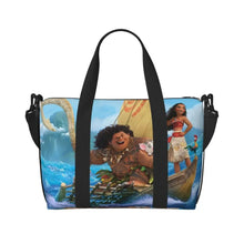 Load image into Gallery viewer, Custom Moana Tote Bag for Women Big Capacity Beach Gym Travel Bags