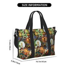 Load image into Gallery viewer, Custom Tinker Bell Stitch Wallpaper Tote Bag Women Large Capacity Beach Gym Travel Bags