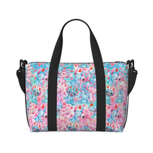 Load image into Gallery viewer, Custom Large SLilo And Stitch Cartoon Tote Bag Women Anime Shopping Shoulder Beach Gym Travel Bag