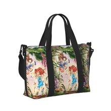 Load image into Gallery viewer, Custom Tinker Bell Stitch Wallpaper Tote Bag Women Large Capacity Beach Gym Travel Bags