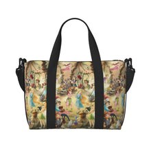 Load image into Gallery viewer, Custom Tinker Bell Stitch Wallpaper Tote Bag Women Large Capacity Beach Gym Travel Bags
